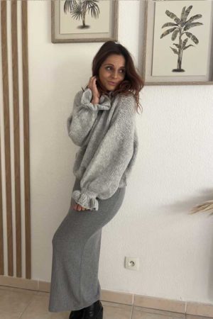 Jupe Charline Grise