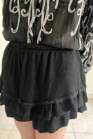 Jupe short Maéva Noire