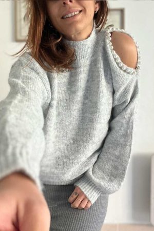 Pull Perla Gris
