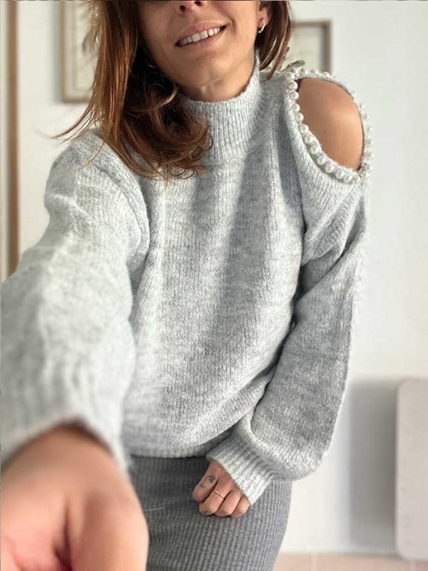 Pull Perla Gris
