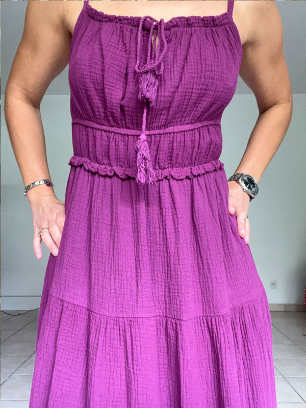 Robe Iris Mauve – Image 2