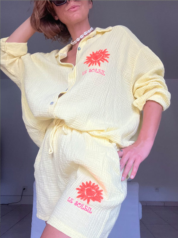 Short Soleil Jaune