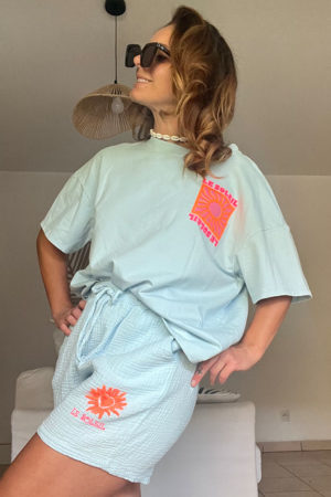 Short Soleil Bleu