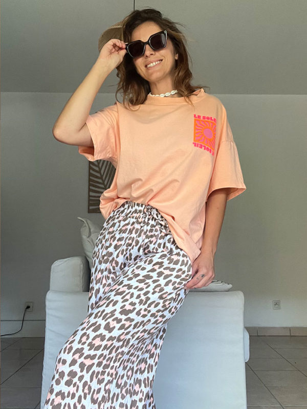T- Shirt Soleil Saumon – Image 2