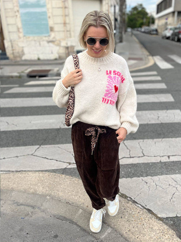 Pantalon Garance Marron – Image 3