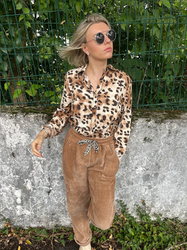 Pantalon Diane Camel – Image 3
