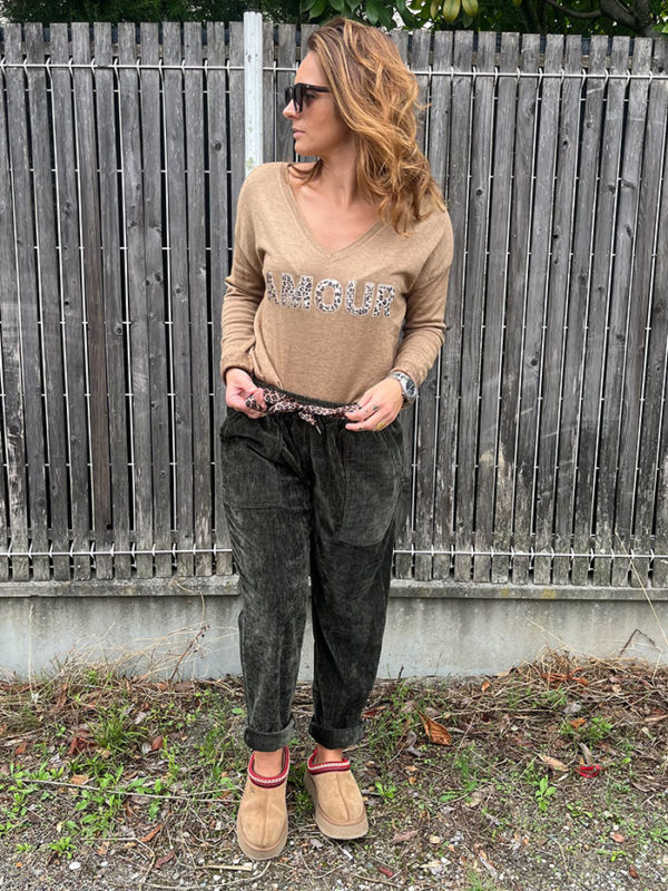 Pantalon Garance Kaki