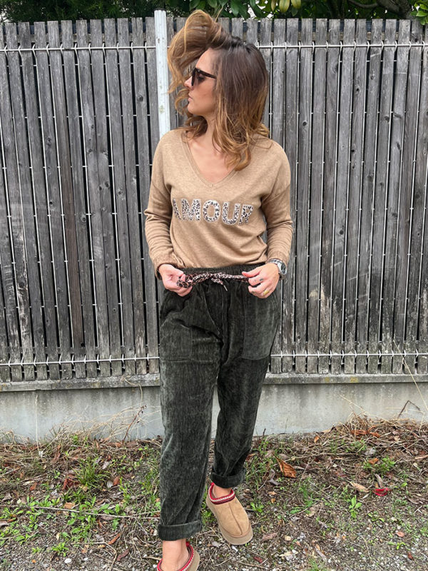 Pantalon Garance Kaki – Image 3