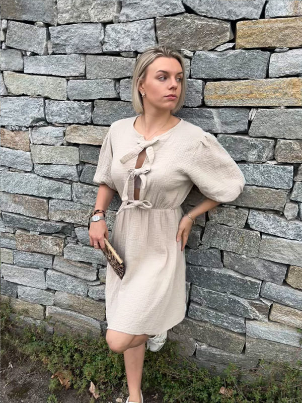 Robe Eléne Beige – Image 6