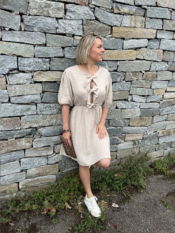 Robe Eléne Beige – Image 3