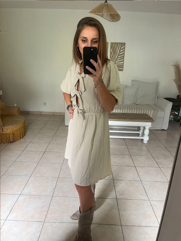 Robe Eléne Beige – Image 8