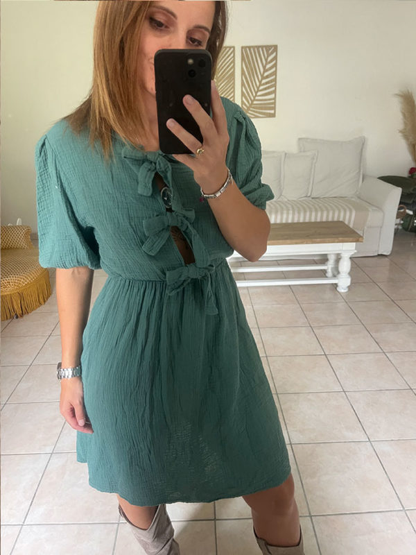 Robe Eléne Turquoise – Image 3